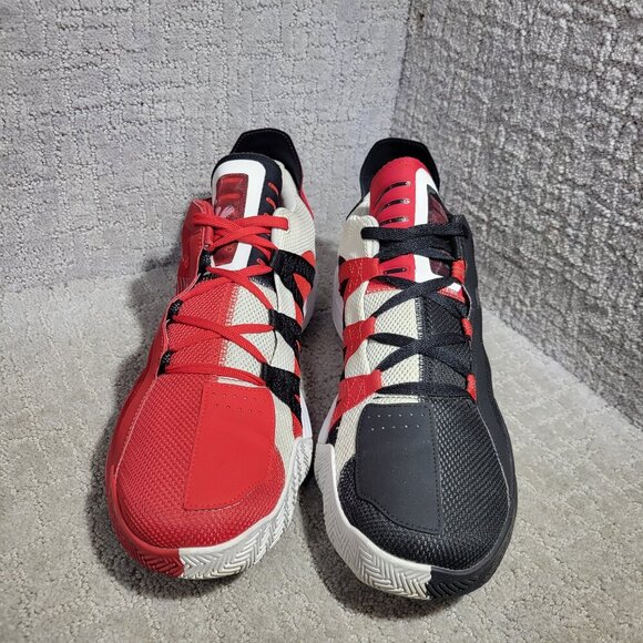 adidas Other - Adidas Dame 6 Men's Size 13 US Scarface Red White Black Lace Up Sneakers FY0850